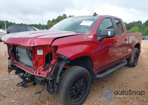2024 Chevrolet Silverado 1500 4Wd Double Cab Standard Bed Rst from USA, damaged, VIN 1GCRDEED0RZ215424